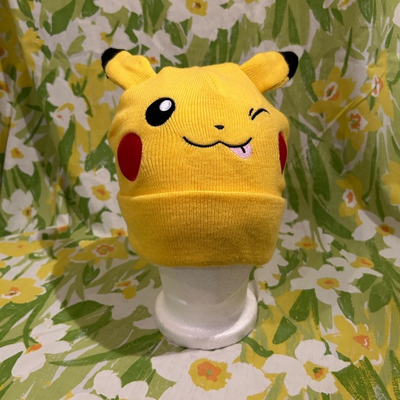 Pokemon Other - POKEMON PIKA WINKING ONE SIZE FITS ALL BEANIE.